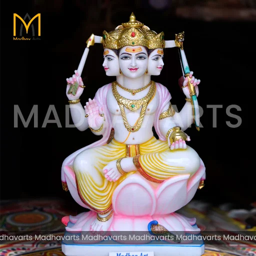 Sacred Devotion: 2 ft Kartik Swami Ji in Pure