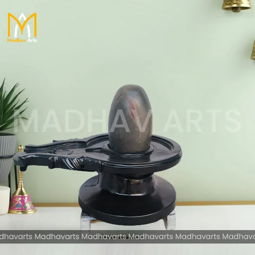 15 inch Shivling Marble Moorti
