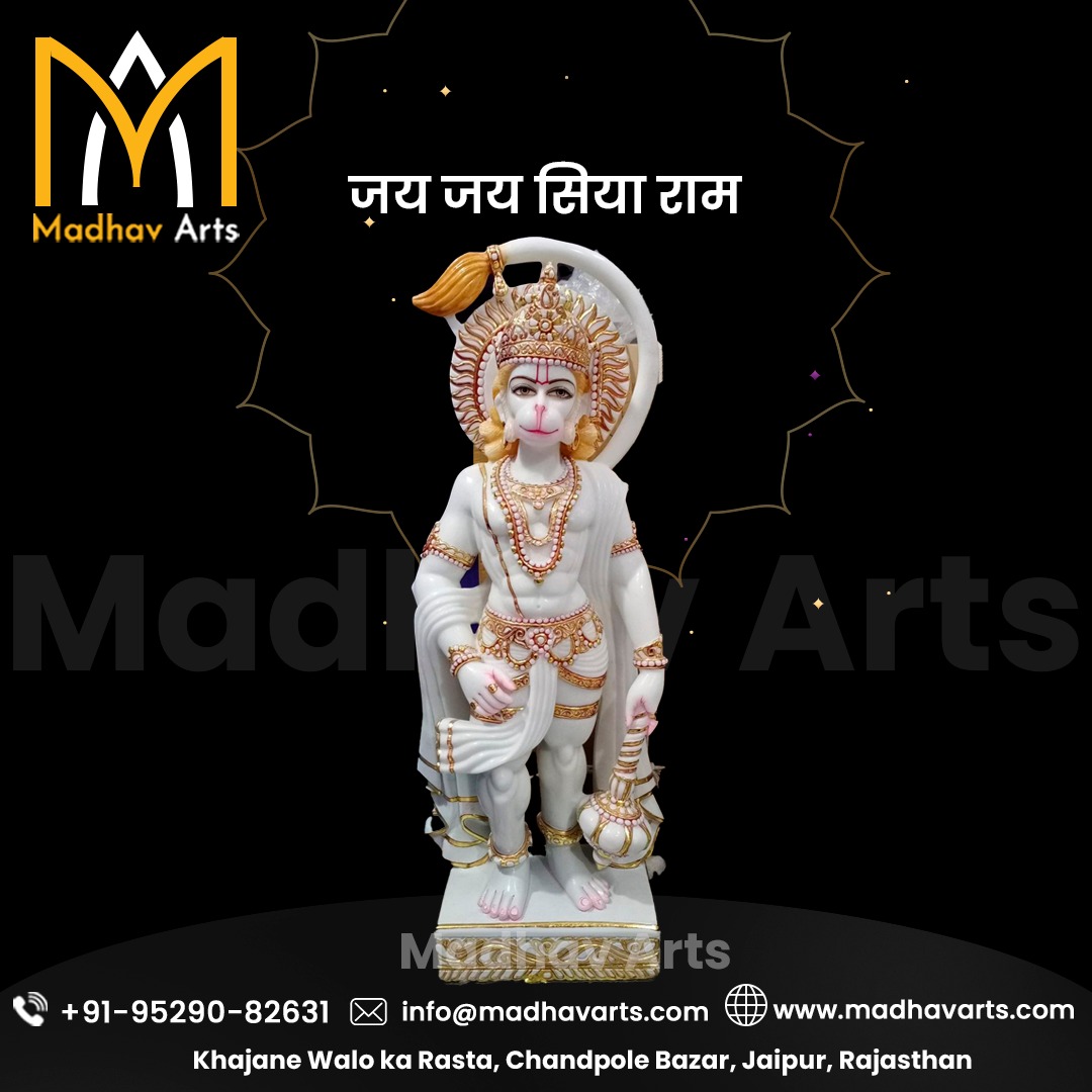 Graceful Lord Hanuman Moorti A Timeless Symbol of Devotion and Strength