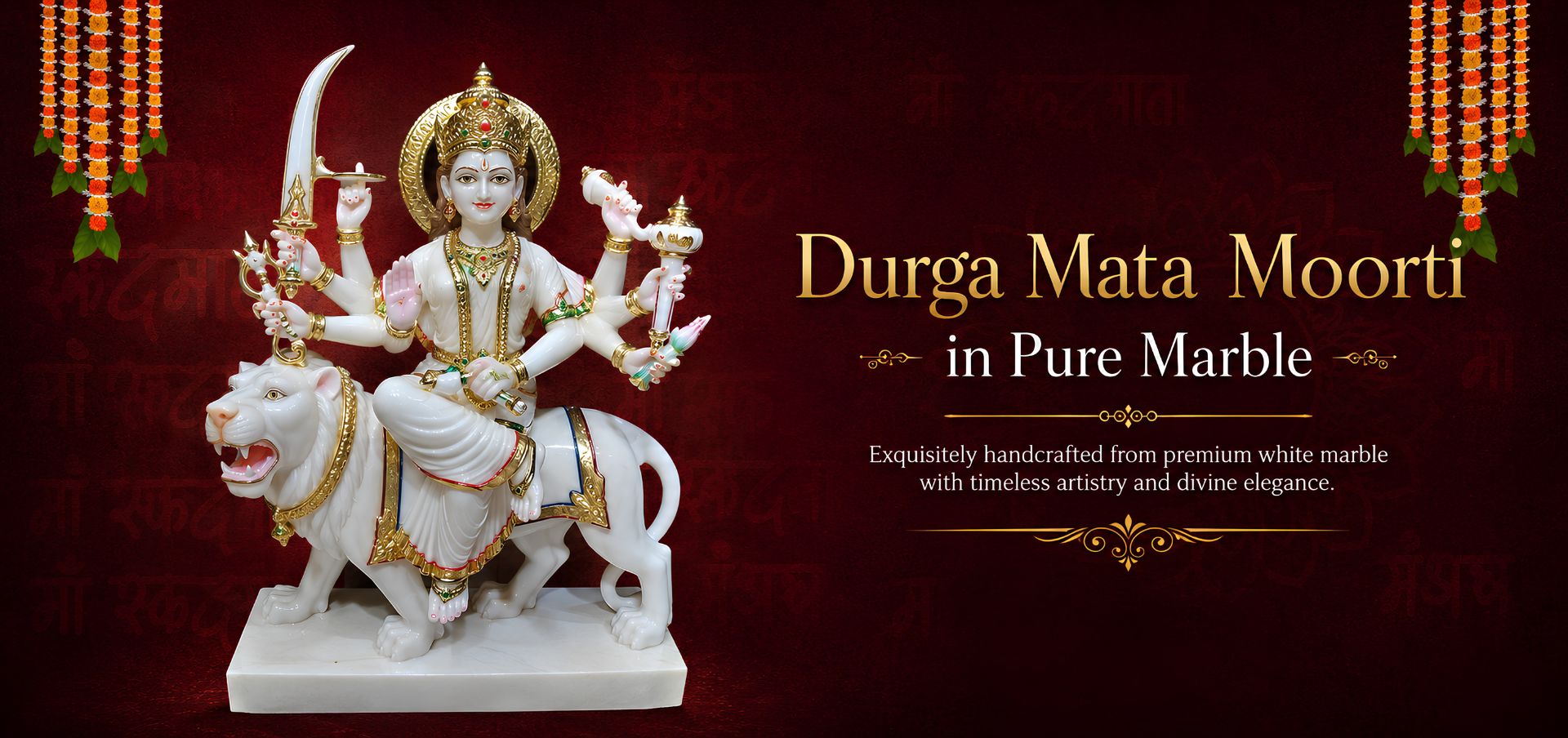 Marble god statue