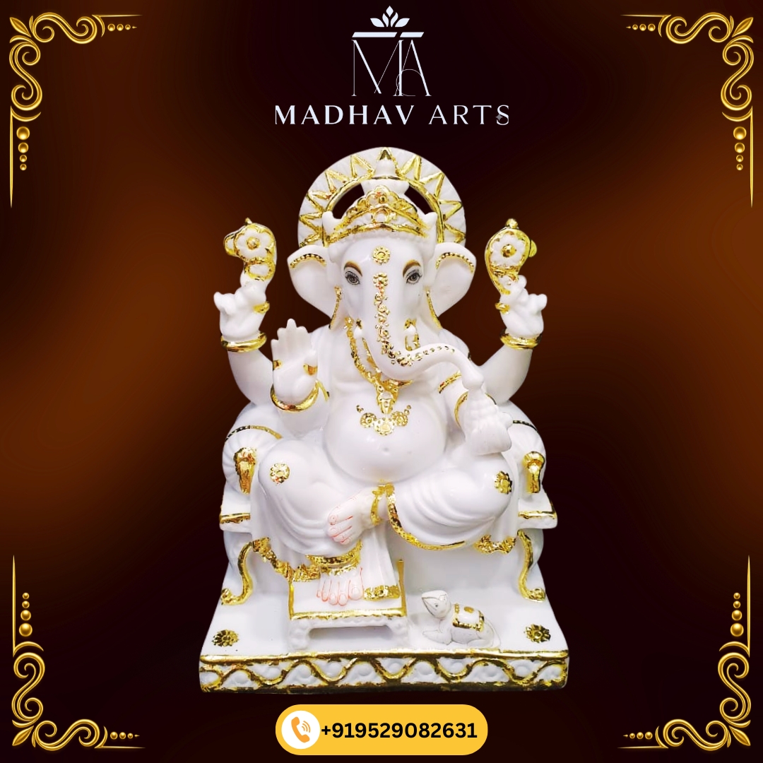Ganesh Bhagwan Marble Murti 
