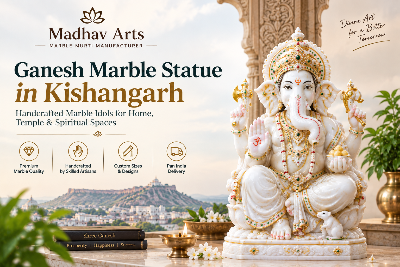 Ganesh Marble Statue in Kishangarh