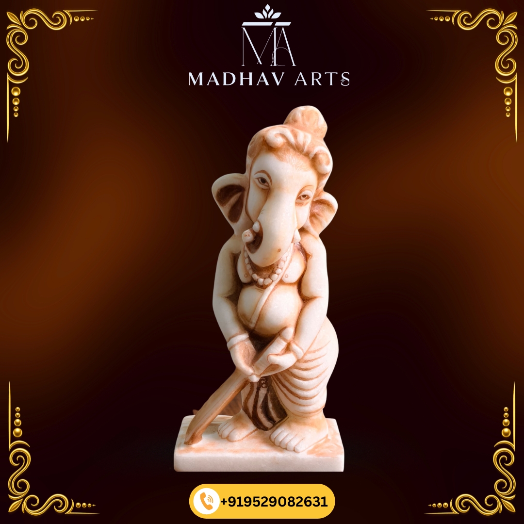 Ganpati Bapa Marble Moorti 