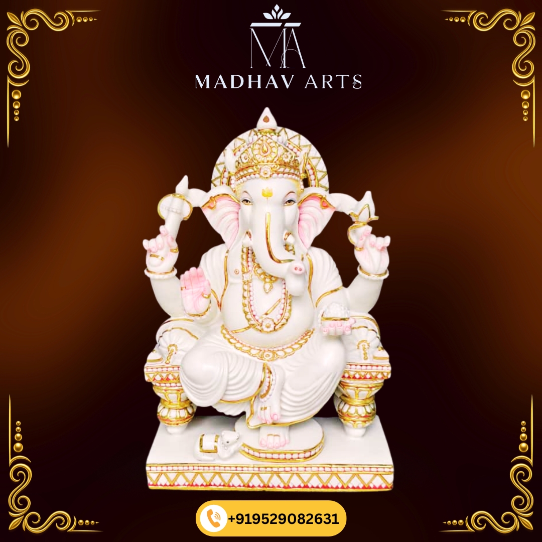 Ganpati Marble Moorti 
