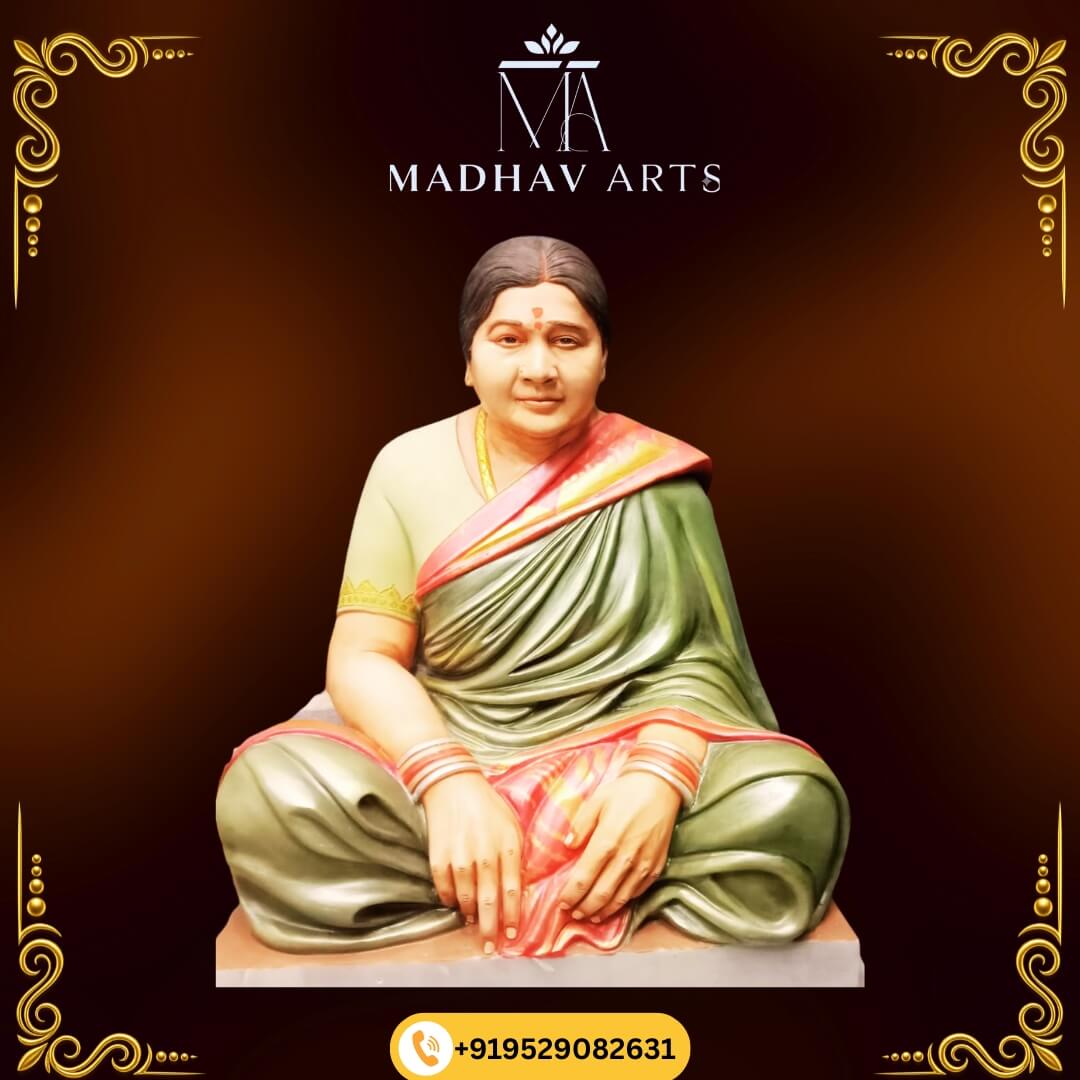 Marble Female Bust Statue