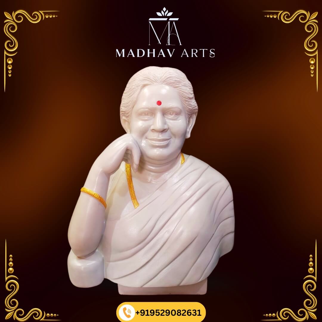 Marble Human Bust Statue