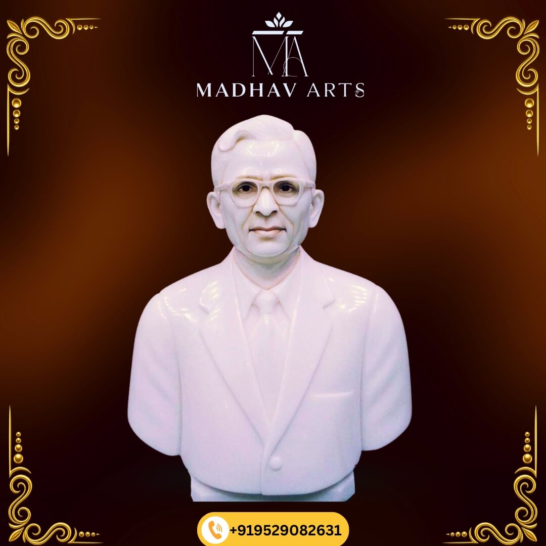 Marble Man Half Bust Statue