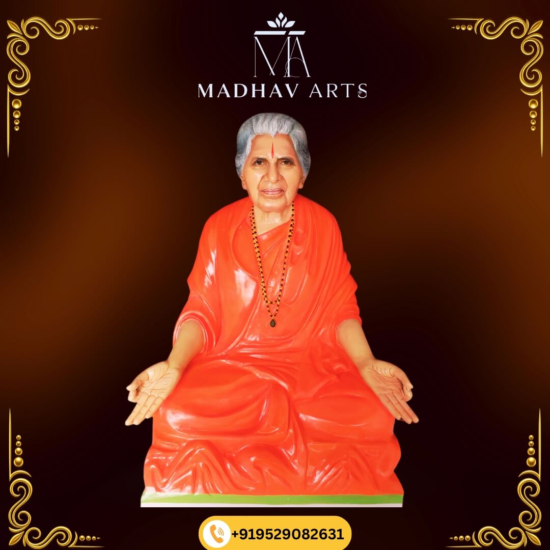 Marble Rajasthani Lady Statue