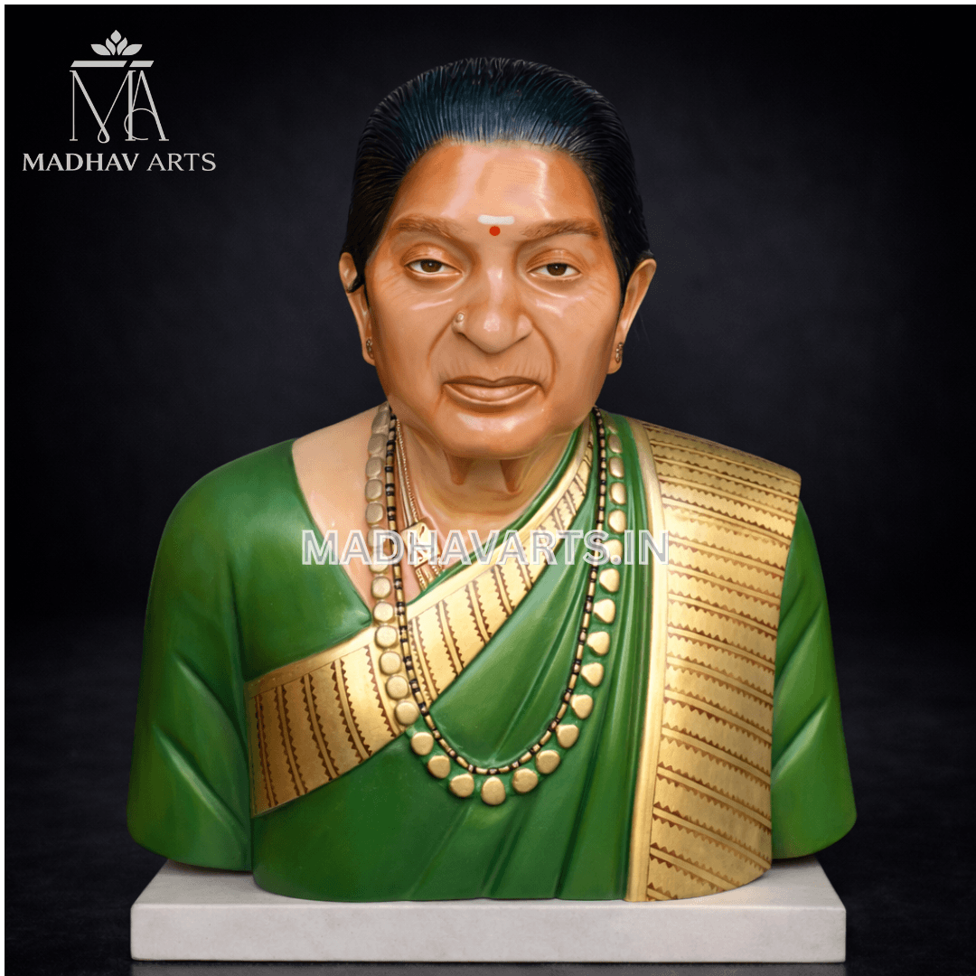 Natural stone human statue