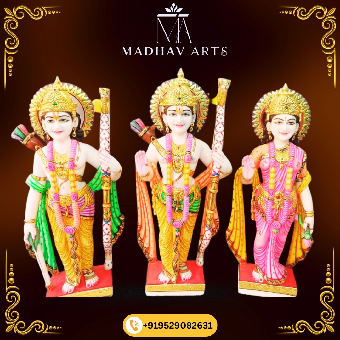Ram Darbar Marble Statue For Homes 