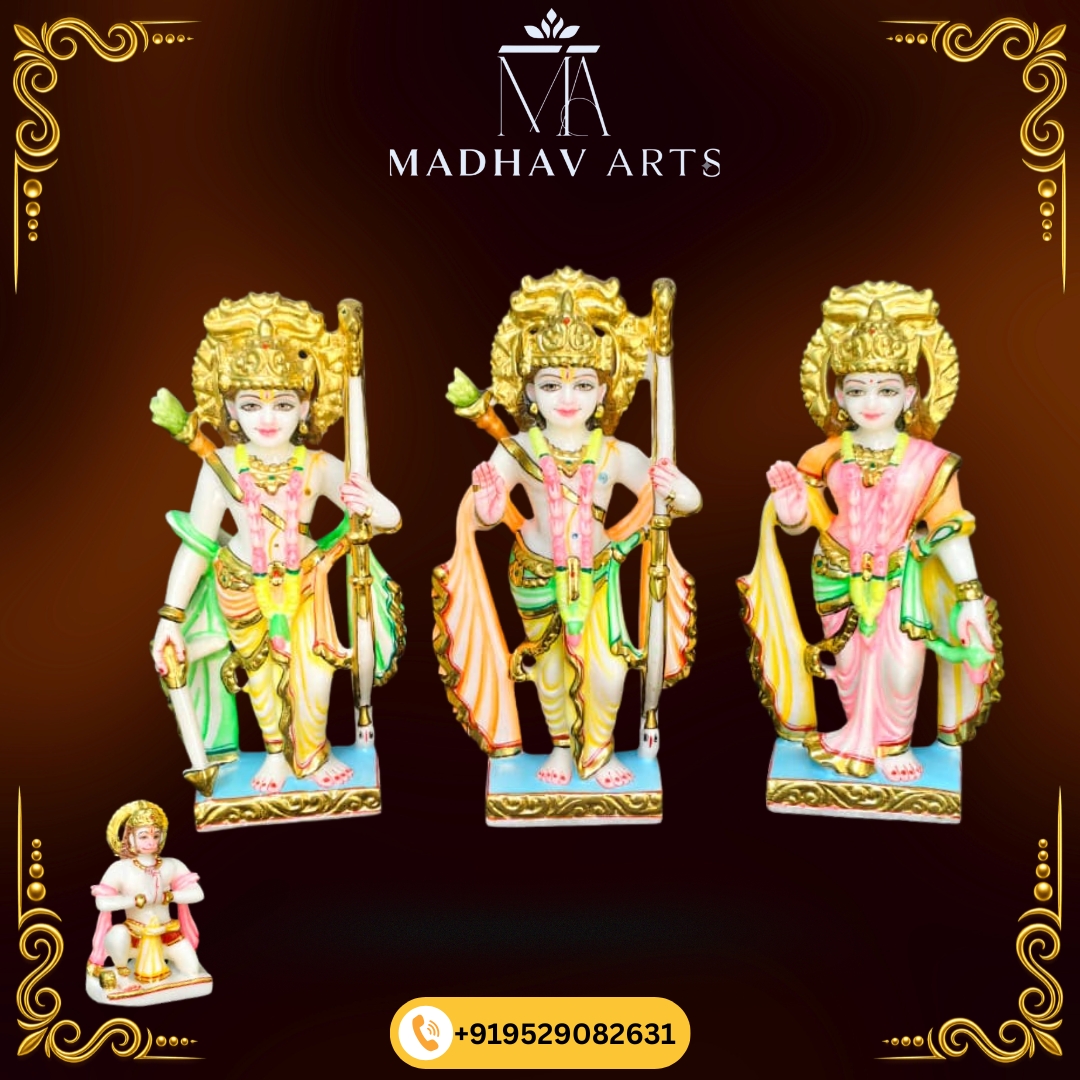 Ram Darbar Marble Statue For Temples 