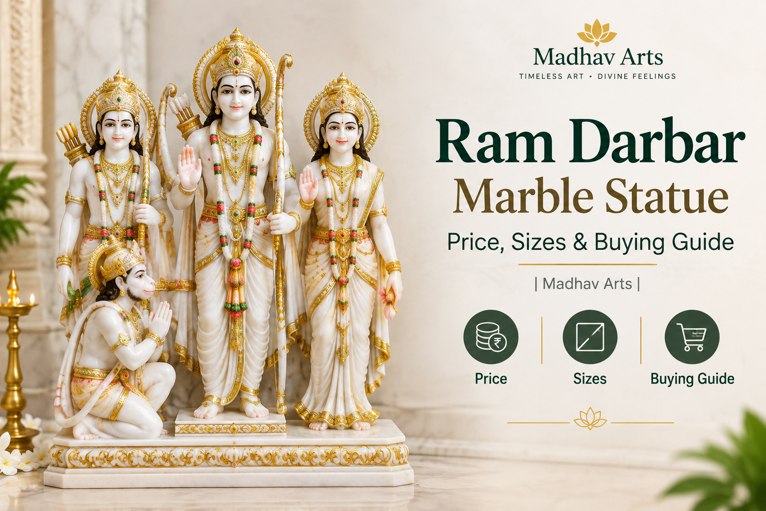 Ram Darbar Marble Statue Price: Sizes, Marble Types & Buying Factors